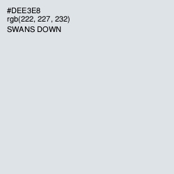 #DEE3E8 - Swans Down Color Image